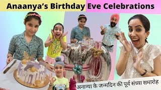 Anaanya’s Birthday Eve Celebrations  RS 1313 VLOGS  Ramneek Singh 1313 [upl. by Ahsitam]