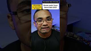 MUST UNIVERSITY Quem pode FAZER MESTRADO EAD mestradoead mustuniversity mestradoonline must [upl. by Grey]