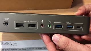 StarTechcom USBC Dual Monitor KVM Dock With 90W PD Review 62123 [upl. by Stefania]