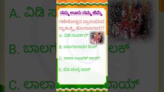 ಗಣೇಶೋತ್ಸವ ಪ್ರಾರಂಭಿಸಿದವರು ganeshchaturthigk gkkannadaquestionanswers ytshortsquizganeshotsav [upl. by Mareah229]