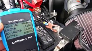 Product Review Topdon Car Battery Tester [upl. by Blalock]