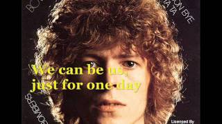 DAVID BOWIE quotHEROESquot  Lyrics  Integral Version [upl. by Yarg]