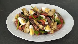 Salade Niçoise 🍽️ La salade star de lété ☀️ [upl. by Ahpla]