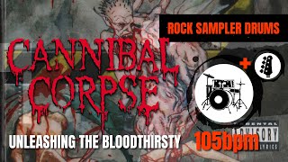 Cannibal Corpse  Unleashing The Bloodthirsty DRUM TRACK 🥁  BASS [upl. by Bonn]