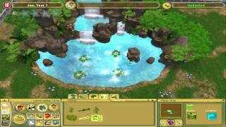 Zoo Tycoon 2  Tutorial  WaterFalls  Realistic [upl. by Cinom]