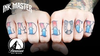 Every Intimidating Hand Tattoo Challenge ✋Ink Master [upl. by Lockwood]