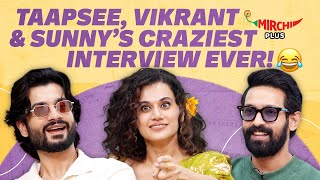 Taapsee Pannu Vikrant Massey amp Sunny Kaushal on Romance Phir Aayi Hasseen Dillruba amp Movies [upl. by Ahtabat497]