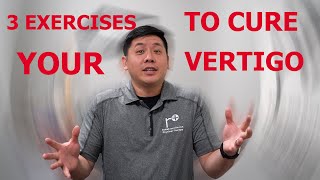 THREE Best Exercises To RELIEVE Your Vertigo  Physical Therapist Explains [upl. by Remliw]