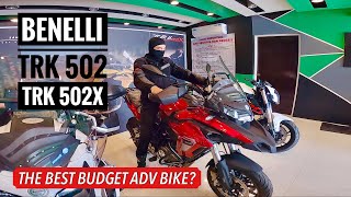 BENELLI TRK 502X amp TRK 502 Cheapest 500cc ADV bike  Test Ride  Price Specs [upl. by Lehrer]