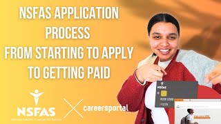 NSFAS Application Process From Starting To Apply To Getting Paid  Careers Portal [upl. by Bolt]