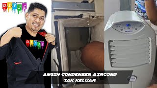 ANGIN CONDENSER PORTABLE AIRCOND TAK KELUAR [upl. by Enar]