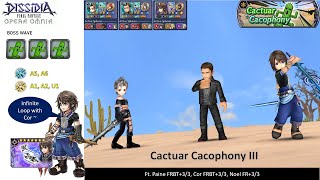 DFFOO GL Cactuar Cacophony III Noel Cor with Paine [upl. by Anerres]