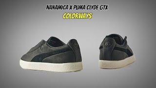 nanamica x Puma Clyde GTX Colorways [upl. by Aysahc]