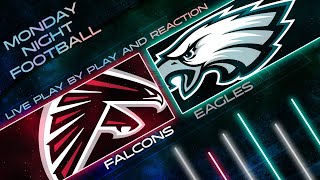 Falcons vs Eagles Live Play by Play amp Reaction [upl. by Ylellan]