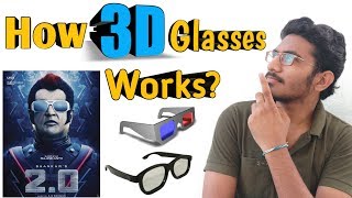 How Do 3D Glasses Work  Types Of 3D Glasses  Explanation Of 3D Glasses Working  In Telugu [upl. by Aruon141]