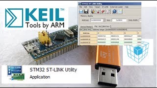 Stm32 programming with STM32 ST LINK utility step by step [upl. by Kristan735]