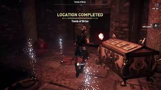 Assassins Creed Odyssey Ancient Stele  Tomb of Brizo [upl. by Norabel]