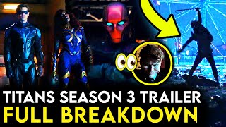 Titans Season 3 INDEPTH Trailer Breakdown  JOKER Explained Things Missed amp Easter Eggs [upl. by Atirehs]