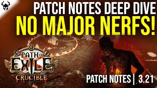 Path Of Exile 321 Patch Notes Deep Dive 🔥  Crucible League 2023 [upl. by Dirraj]