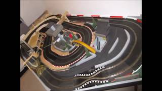 SCALEXTRIC SLOT CAR LAYOUT BUILD PART 4 [upl. by Milman]