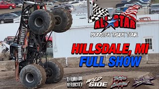 All Star Monster Trucks Hillsdale MI 2022 FULL SHOW [upl. by Aramaj758]