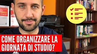 Come organizzare la giornata di studio Vediamo i 5 pilastri fondamentali [upl. by Ob300]