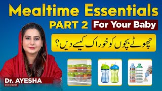 Baby Mealtime Essentials  Tips Tricks and Comprehensive Guide Part 2 drayesha mednise babyfood [upl. by Anelram494]