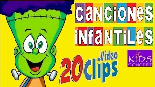 CANCIONES INFANTILES  20 videos animados [upl. by Nortal]