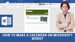 How to make a calendar on Microsoft Word [upl. by Tayler]