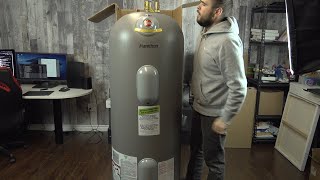 Unboxing Rheem Marathon Electric Water Heater [upl. by Zosima]