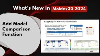 Whats New in Moldex3D 2024  Add Model Comparison Function [upl. by Llennahc]