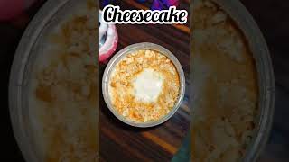 NO EGGS NO CREAM CHEESE BAKED CHEESECAKE shorts cheesecake [upl. by Dippold]