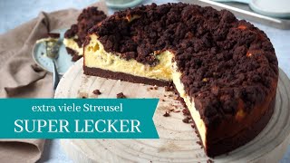 RUSSISCHER ZUPFKUCHEN REZEPT  Käsekuchen Rezept mit schokolade  Klassischer Zupfkuchen  Kuchenfee [upl. by Gustaf106]