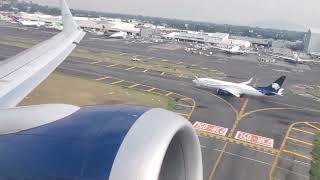 Aeromexico Boeing 737 MAX 8 takeoff Ciudad de México International Airport [upl. by Birmingham426]