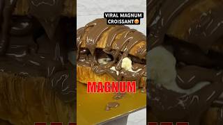 Viral Magnum Croissant Recipe croissant chocolatecake viralshort cakevideos food shorts [upl. by Kinimod]