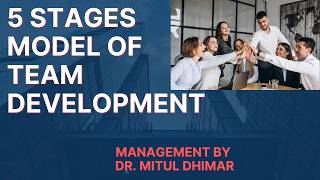 Tuckmen 5 stages model of team development  5 stages of team development in organizational behavior [upl. by Eleanore]