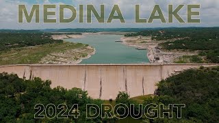 Medina Lake 2024 Drought [upl. by Alahs891]