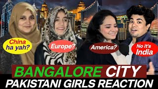 BANGALORE CITY  THE REACTION OF EMERGING INDIA 2024  PAK GIRLS SHOCKING REACTION [upl. by Aizatsana]