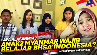 🇮🇩 LUAR BIASA😱😱ANAK ANAK MYANMAR INI BISA BICARA BAHASA INDONESIA DENGAN LANCAR  🇲🇾 REACTION [upl. by Eenet]