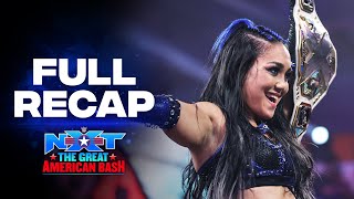 Full NXT Great American Bash 2024 Week One highlights [upl. by Salamone]