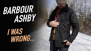 Barbour Ashby Waxed Jacket Review I Was Wrong About This Jacket [upl. by Deragon458]