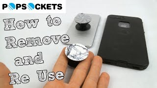 How to Remove and ReUse a PopSocket [upl. by Aeiram146]