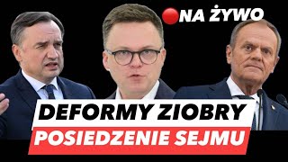 ZMIANY W KODEKSIE KARNYM – DEFORMY ZIOBRY❗10 POSIEDZENIE SEJMU NA ŻYWO [upl. by Richarda]