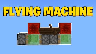 How to make A Flying Machine in Minecraft 120 [upl. by Wayne615]