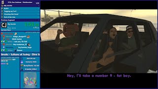 GTA San Andreas Rainbomizer Speedrun Part 1  HugoOne Twitch Stream  10272023 [upl. by Aara138]