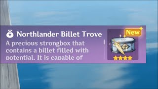 How the Northlander Billet Trove works  Genshin Impact [upl. by Fisken]