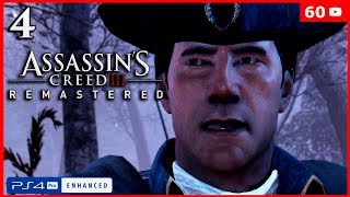 ASSASSINS CREED 3 REMASTERED Parte 4 Gameplay Español PS4 PRO  Secuencia 3 100 Sincronización [upl. by Snashall310]