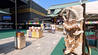 【4K walk】Tokyo Monzennakacho Kiyosumishirakawa 門前仲町 清澄白河 深川不動尊 富岡八幡宮 清澄庭園【Healing】 [upl. by Pirbhai259]