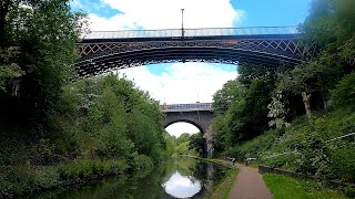 Canal Path Walks Birmingham to Wolverhampton 13 miles through country and industrial landscapes [upl. by Nytsrik]