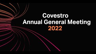 Covestro Annual General Meeting 2022 [upl. by Nahaj]